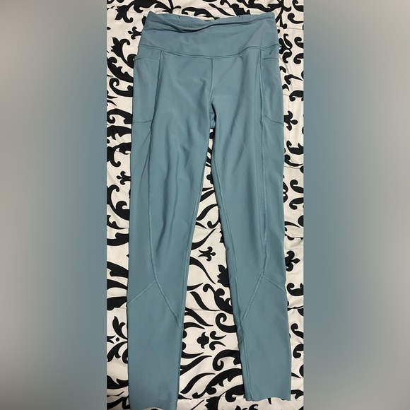 Victoria Sport Light Blue/Green Yoga/workout pants with pockets-size Med - Picture 5 of 11